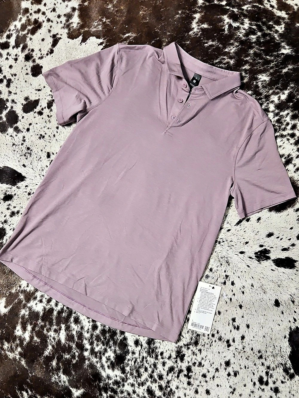 Lululemon Evolution Short-Sleeve Polo Men's Purple